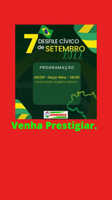 DESFILE CÍVICO DO SETE DE SETEMBRO