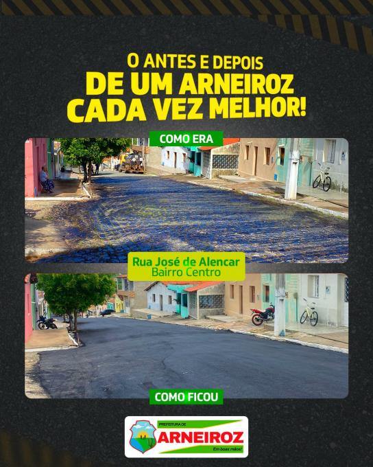 Mais pavimentação Asfaltica em Arneiroz