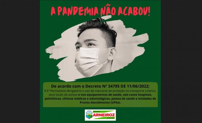 VAMOS PODEMOS DESCUIDAR. A PANDEMIA NÃO ACABOU...