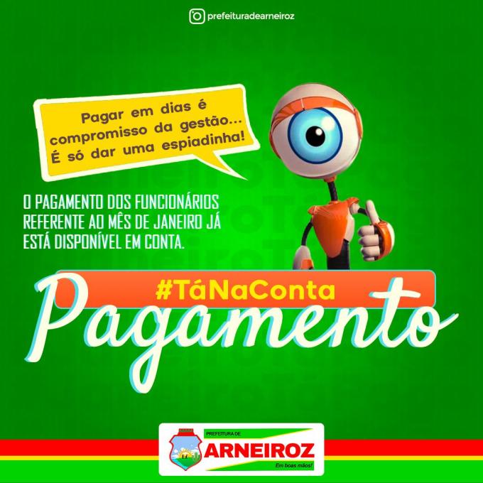 ADMINISTRAÇÃO COM RESPONSABILIDADE. PAGANENTOS RIGOROSAMENTE EM DIAS.